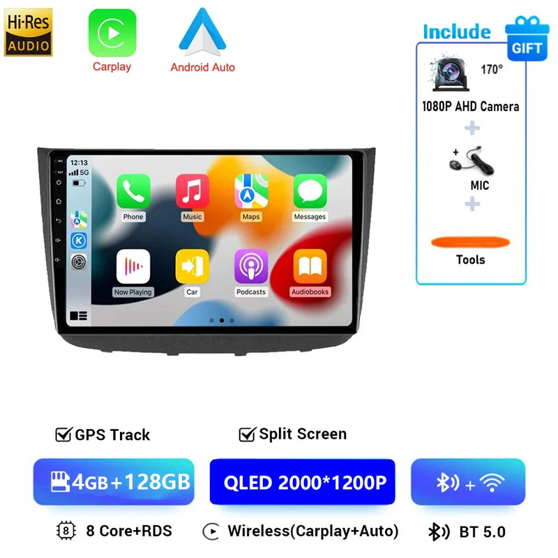 Autoradio CarPlay Mercedes Vito Viano W639 (2003-2015) – Écran QLED 10 pouces, vue 10