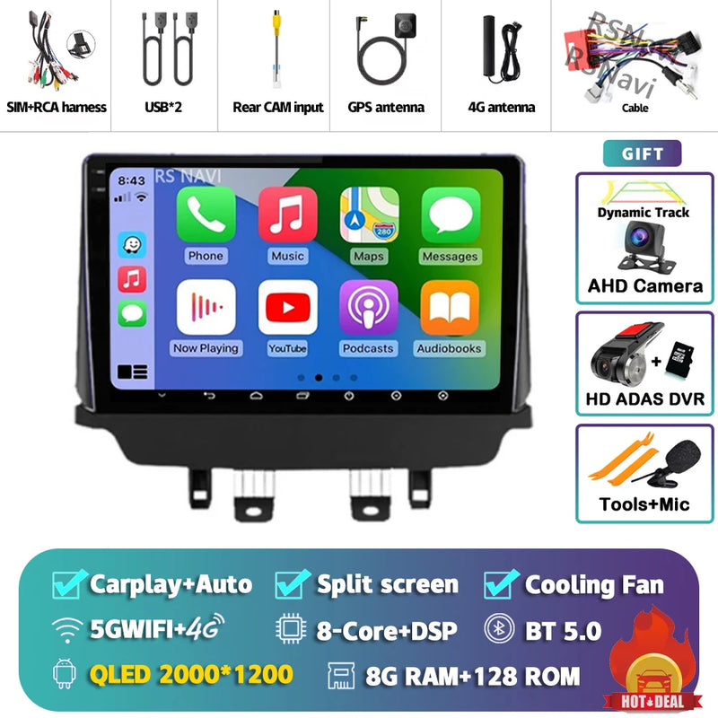 Autoradio CarPlay Mazda CX-3 (2014-2021) – Écran 9 pouces, jusqu'à 16 Go + 512 Go, vue 35