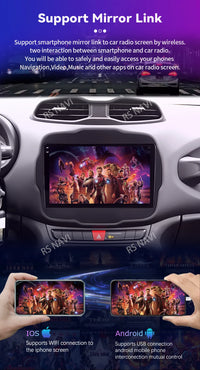 Autoradio CarPlay Jeep Renegade (2016-2020) – Écran 9 pouces, jusqu'à 16 Go + 512 Go, vue 27