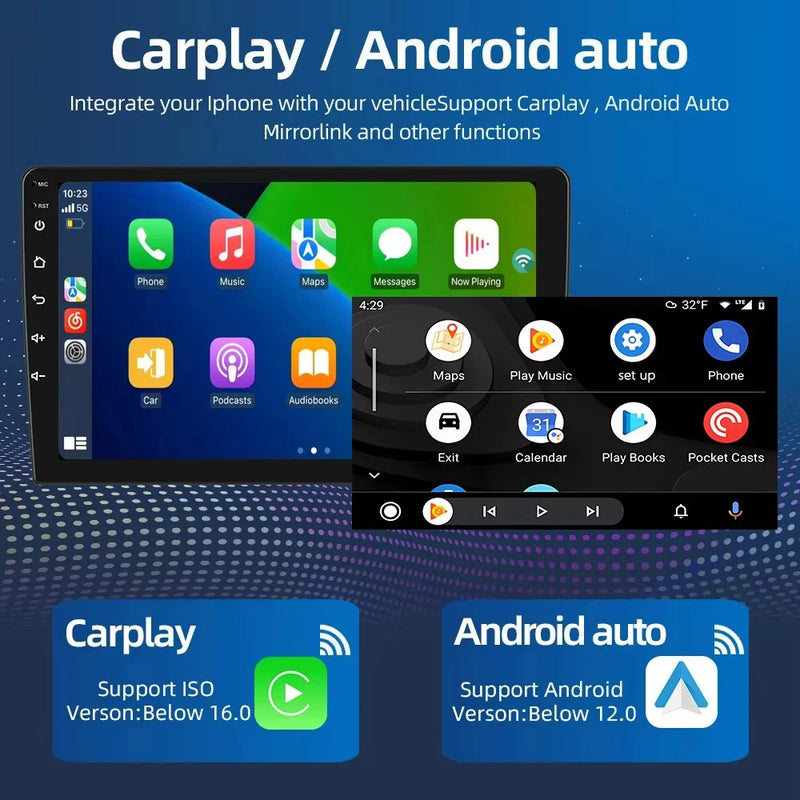 Autoradio CarPlay Mitsubishi L200, Pajero Sport et Triton (2015-2019) – Écran 9 pouces, jusqu'à 8 Go + 128 Go, vue 3