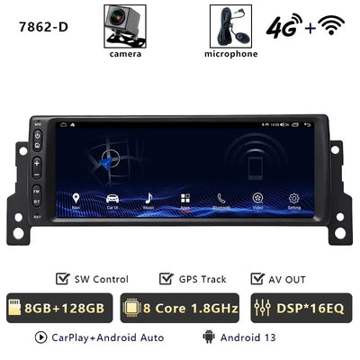 Autoradio CarPlay Sans Fil pour MINI Cooper S R50 R52 R53