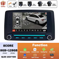 Autoradio CarPlay Fiat Panda (2003-2012) – Écran QLED 7 pouces, jusqu'à 8 Go + 256 Go, vue 13