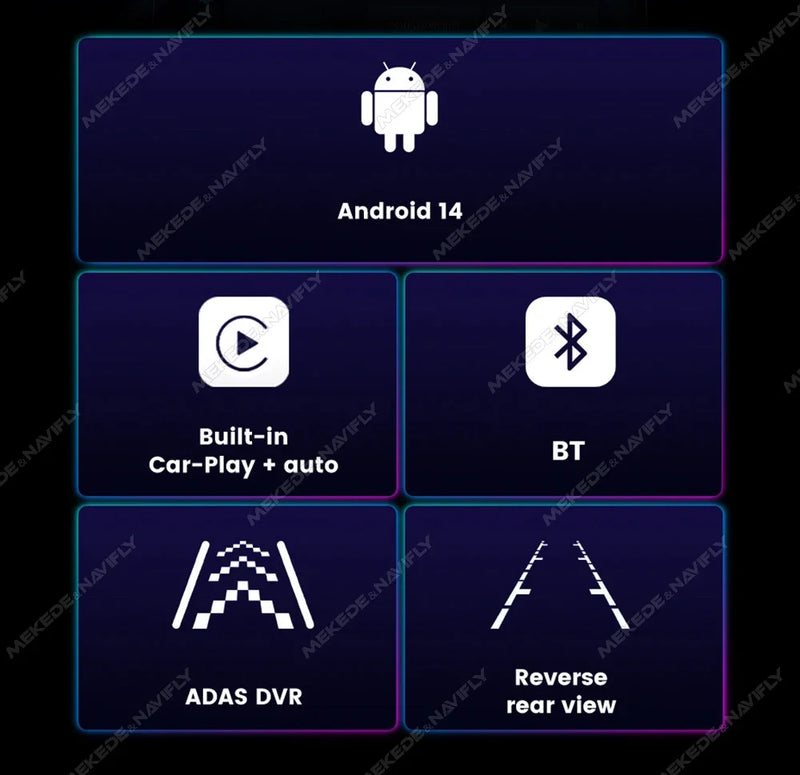 Autoradio CarPlay Nissan Qashqai J10 (2006-2013) – Écran IPS 9 pouces, Android 14, sans fil, vue 9