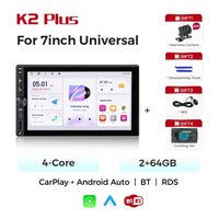 Autoradio CarPlay 2 DIN Universel – Écran 7 Pouces, Android, 2 Go ou 4 Go, vue 31