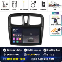 Autoradio CarPlay Dacia Sandero et Logan 2 (2014-2019) – Écran 9 pouces, jusqu'à 12 Go + 256 Go, vue 34