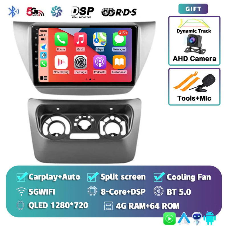 Autoradio CarPlay Mitsubishi Lancer 9 CS (2000-2010) – Écran 9 pouces 2K, jusqu'à 12 Go + 256 Go, vue 14