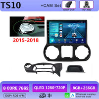 Autoradio CarPlay Jeep Wrangler JK (2011-2018) – Écran 9 pouces sans fil, jusqu'à 12 Go + 256 Go, vue 25