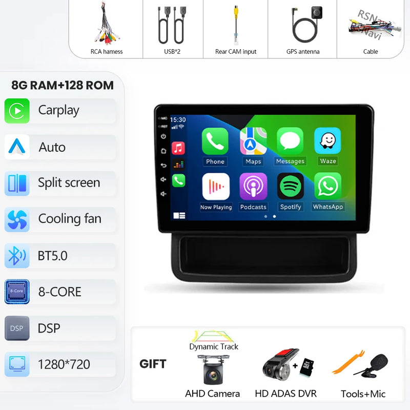 Autoradio CarPlay Renault Trafic 2, Opel Vivaro A et Nissan Primastar (2006-2014) – Écran tactile, jusqu'à 16 Go + 512 Go, vue 26