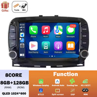 Autoradio CarPlay Fiat 500 (2016-2019) – Écran 7 pouces QLED, jusqu'à 8 Go + 256 Go, vue 33