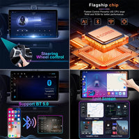 Autoradio CarPlay Ford Fiesta Mk6 et Mk7 (2008-2019) – Écran 9 pouces, jusqu'à 8 Go + 256 Go, vue 5