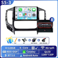 Autoradio CarPlay Mitsubishi L200, Pajero Sport et Triton (2015-2019) – Écran 9 pouces, jusqu'à 8 Go + 128 Go, vue 9