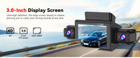 Dashcam 4 Voies Wi-Fi à Écran 3 Pouces – Avant 1080P, Caméras Latérales Infrarouges, vue 12