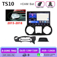 Autoradio CarPlay Jeep Wrangler JK (2011-2018) – Écran 9 pouces sans fil, jusqu'à 12 Go + 256 Go, vue 19