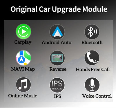 Becquet Voiture Autoradio Audi A4 B8 A5, Écran Tactile 8,9'' CarPlay