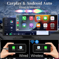 Écran CarPlay Universel 10,26 Pouces – Sans Fil ou Filaire, Bluetooth, USB, Entrée Caméra de Recul, vue 2