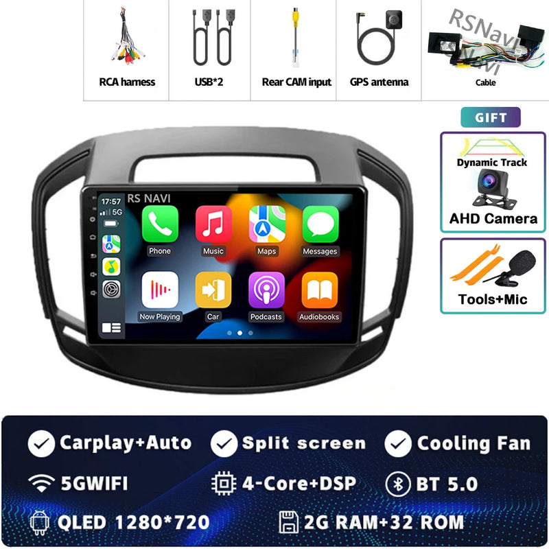 Autoradio CarPlay Opel Insignia (2013-2017) – Écran QLED, Android 16, jusqu'à 16 Go + 512 Go, vue 26