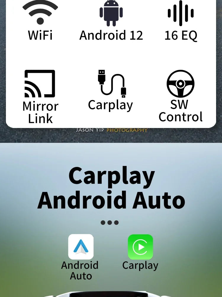 Autoradio CarPlay Renault Twingo 2 (2007-2016) – Écran 6,86 pouces 1 DIN, jusqu'à 4 Go + 64 Go, vue 17