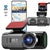 Dashcam 4K HDR WiFi GPS – Double caméra avant arrière Sony + SD 128 Go + kit 24h