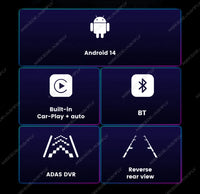 Autoradio CarPlay Skoda Octavia 3 A7 (2013-2018) – Écran 10 pouces, jusqu'à 2 Go + 32 Go, vue 3