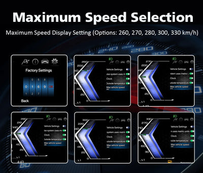 Hizpo Combiné d'Instruments Numérique 10 Pouces pour BMW