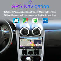 Autoradio CarPlay Dacia Logan 1 et Sandero (2009-2015) – Écran 9 pouces, jusqu'à 12 Go + 128 Go, vue 19