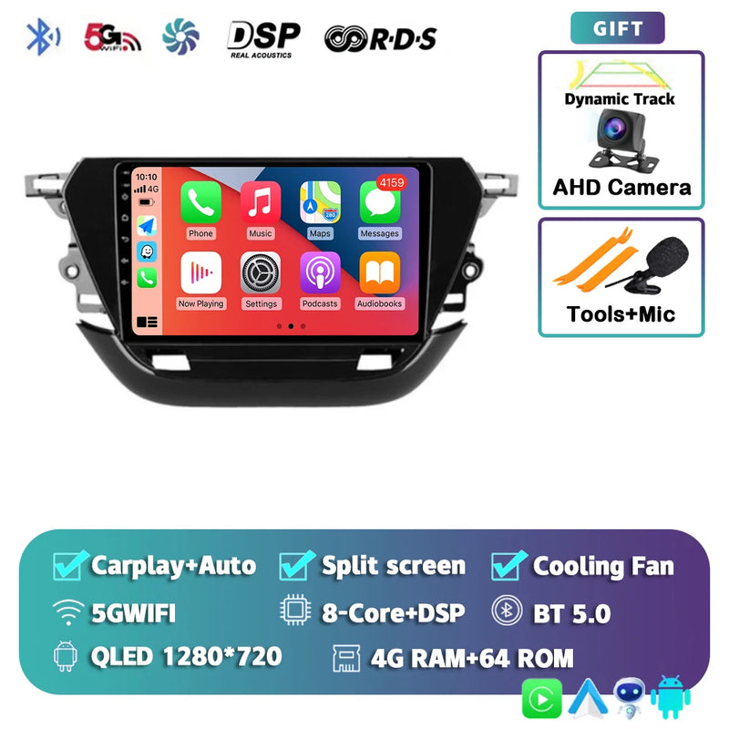 Autoradio CarPlay Opel Corsa F (2019-2023) – Écran 9 pouces, jusqu'à 12 Go + 256 Go, vue 33