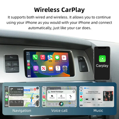 Interface CarPlay Android Auto pour Audi A6 et Q7 MMI 3G