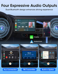 Écran CarPlay Universel Sans Fil 7, 8 ou 9 Pouces – Support Magnétique et Ventouse, vue 19