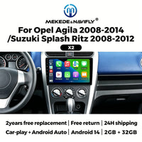Autoradio CarPlay Opel Agila (2008-2014) et Suzuki Splash (2008-2012) – Écran 9 pouces