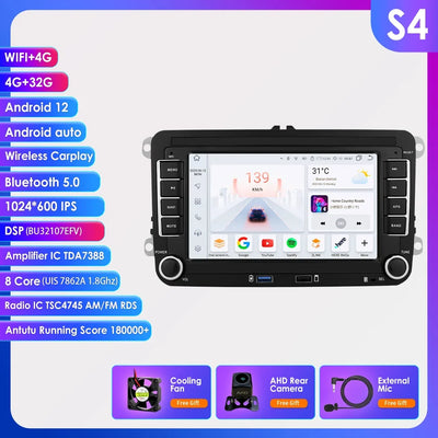 Volkswagen Autoradio Android Multimédia GPS Golf Polo Passat