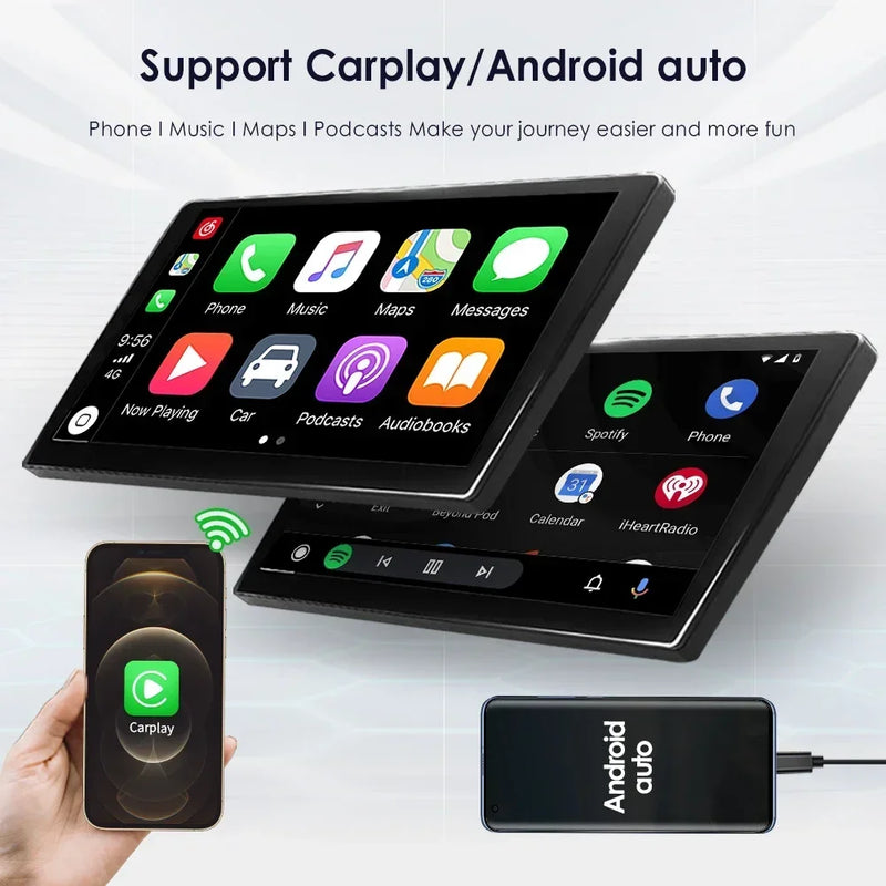 Autoradio CarPlay Ford Focus, Mondeo, S-Max et Kuga (2003-2012) – Écran 7 pouces, 2 DIN, vue 6