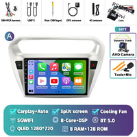 Autoradio CarPlay Peugeot 301 et Citroën C-Elysée (2012-2016) – Écran QLED, Android 16, vue 30