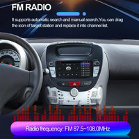 Autoradio CarPlay Peugeot 107 et Citroën C1 (2005-2014) – Écran 7 pouces, sans fil, jusqu'à 6 Go + 128 Go, vue 14