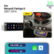 Autoradio CarPlay Renault Twingo 2 (2007-2016) – Écran 6,86 pouces 1 DIN, jusqu'à 4 Go + 64 Go