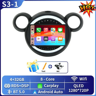 Autoradio Android CarPlay pour MINI Cooper R56 R60 (2006-2015)