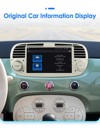 Autoradio CarPlay Fiat 500 (2007-2015) – Écran 7 pouces, 8 cœurs, jusqu'à 8 Go + 128 Go, vue 46