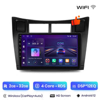Autoradio CarPlay Toyota Yaris 2 (2005-2012) – Écran 9 Pouces, 2 Go / 32 Go