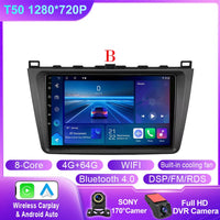 Autoradio CarPlay Mazda 6 GH (2008-2012) – Écran 9 pouces, jusqu'à 12 Go + 256 Go, vue 12