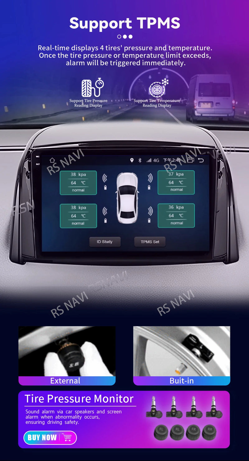 Autoradio CarPlay Renault Koleos (2008-2016) – Écran 9 pouces sans fil, jusqu'à 16 Go + 512 Go, vue 32