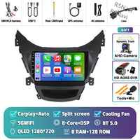 Autoradio CarPlay Hyundai Elantra (2012-2015) – Écran 9 pouces sans fil, jusqu'à 16 Go + 512 Go, vue 41