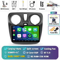Autoradio CarPlay Renault Lodgy et Dacia Dokker (2012-2021) – Écran 9 pouces, Android 16, vue 12