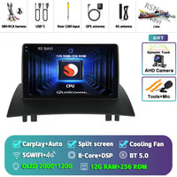 Autoradio CarPlay Renault Mégane 2 (2002-2009) – Écran 9 pouces, jusqu'à 16 Go + 512 Go, vue 40