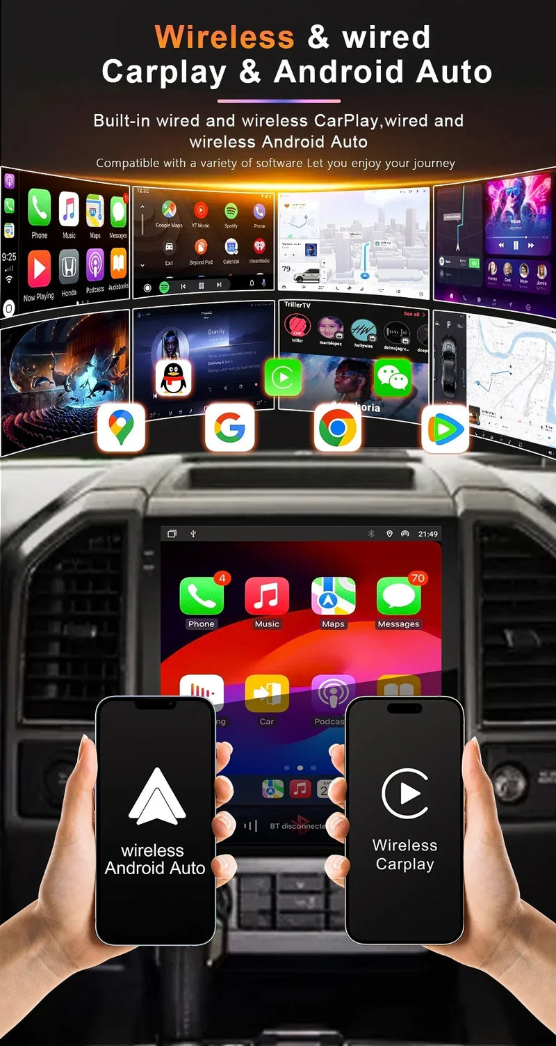 Autoradio CarPlay Chevrolet Captiva (2006-2012) – Écran vertical 9,7 pouces, jusqu'à 8 Go + 256 Go, vue 15