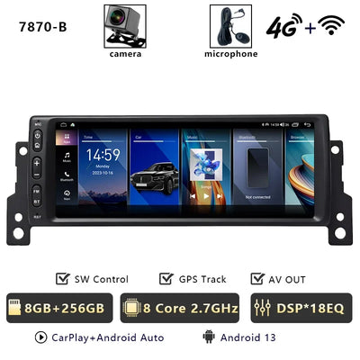 Autoradio CarPlay Sans Fil pour MINI Cooper S R50 R52 R53