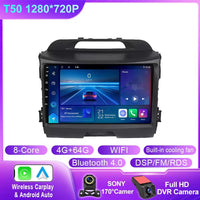 Autoradio CarPlay Kia Sportage 3 SL (2010-2016) – Écran QLED 9 pouces, jusqu'à 12 Go + 256 Go, vue 20
