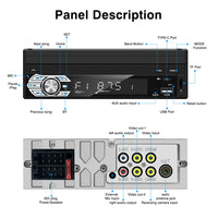 Autoradio CarPlay 1 DIN Universel – Écran Rétractable 7 Pouces, Filaire, vue 15