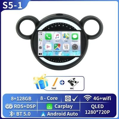 Autoradio Android CarPlay pour MINI Cooper R56 R60 (2006-2015)