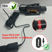 Dashcam 4 Voies Wi-Fi à Écran 3 Pouces – Avant 1080P, Caméras Latérales Infrarouges, vue 9