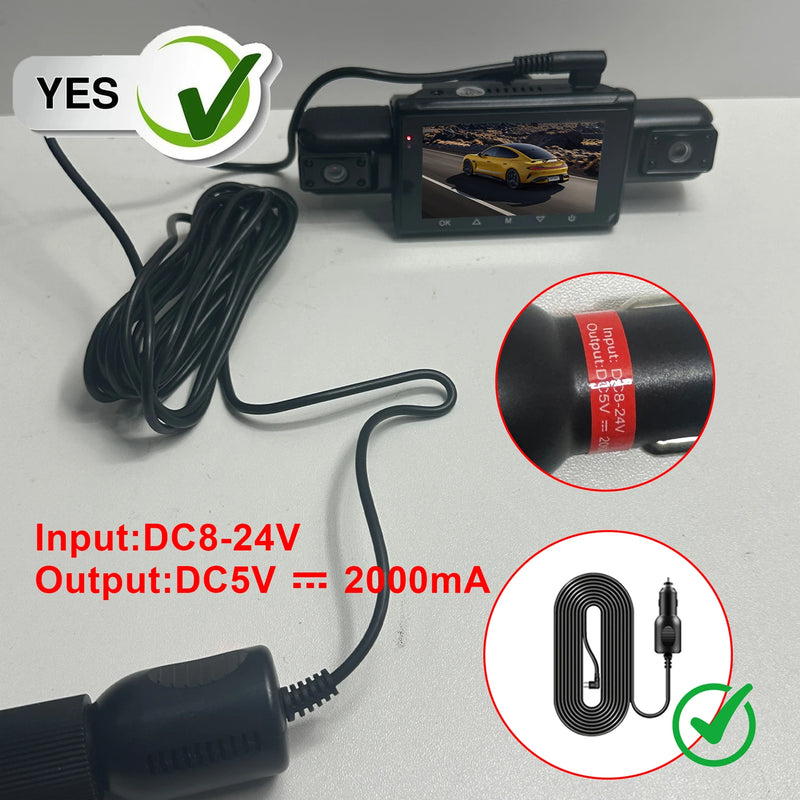 Dashcam 4 Voies Wi-Fi à Écran 3 Pouces – Avant 1080P, Caméras Latérales Infrarouges, vue 9