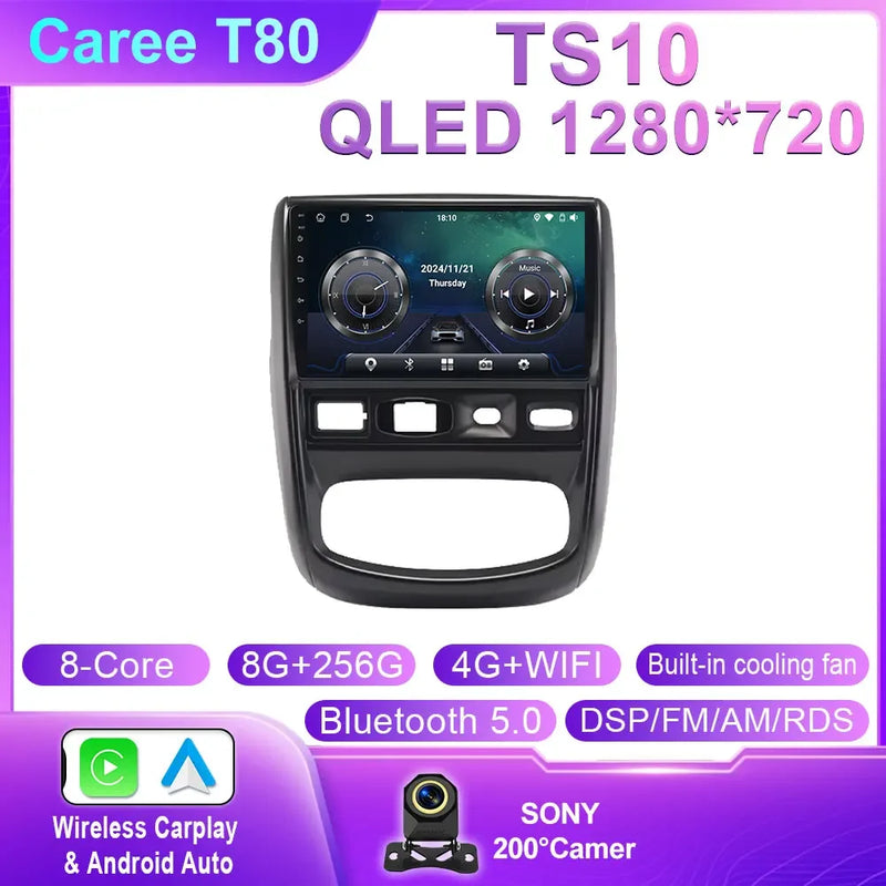 Autoradio CarPlay Dacia Duster 1 (2010-2015) – Écran 9 pouces, jusqu'à 12 Go + 256 Go, vue 42